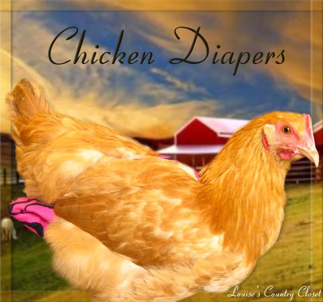 Chicken Saddles / Hen Aprons / Chicken Diapers BackYard Chickens